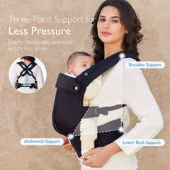 3-in-1 Baby Carrier - Black