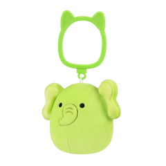 Squishmallows Clip-On Franky Lime Green Elephant