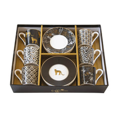 Easy Life Savana 12-Piece 100ml Coffee Set in Box