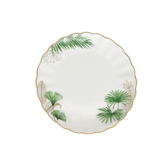 Easy Life Exotique 19cm Side Plate - White & Green