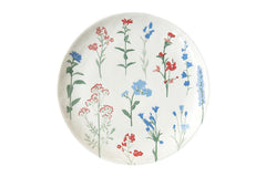 Easy Life Mille Fleurs 21cm Side Plate - Blue & Red