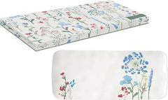 Easy Life Mille Fleurs 36x15.5cm Serving Platter - Blue & Red