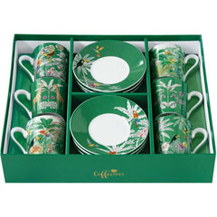 Easy Life Exotic Heaven 100ml 12-Piece Coffee Set in Box - Multicolored