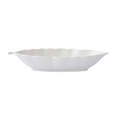 Easy Life Madagascar 36x16cm Tropical Leaf Bowl in Box - White