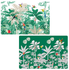 Easy Life Exotic Heaven 45x30cm Double-Sided Placemat - Multicolored