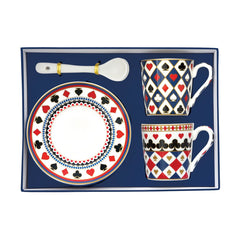 Easy Life Casino Royale 100ml 6-Piece Coffee Set in Box - Multicolored