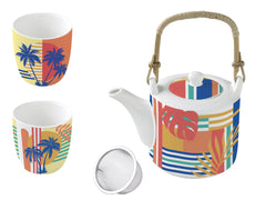 Easy Life Bahia Tea Set in Box - Multicolored