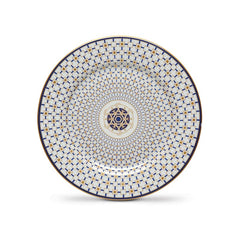 Easy Life Charles 19.5cm Side Plate - Blue & Gold Toned