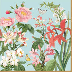 Easy Life Botanic Garden 20-Piece Paper Napkin Set - Multicolored