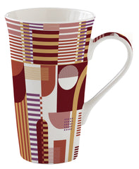 Easy Life Geometric Art 600ml Mug in Box - Multicolored