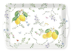 Easy Life Fleurs et Citrons 33x22cm Tray - Multicolored