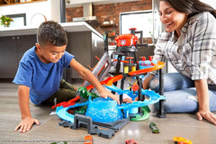 Hot Wheels City Gator Car Wash Connectable Play Set