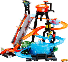 Hot Wheels City Gator Car Wash Connectable Play Set