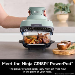 Ninja CRISPi 4-in-1 Portable Glass Air Fryer - Sage