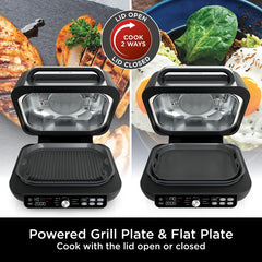 Ninja Foodi MAX Pro Health Grill, Flat Plate & Air Fry