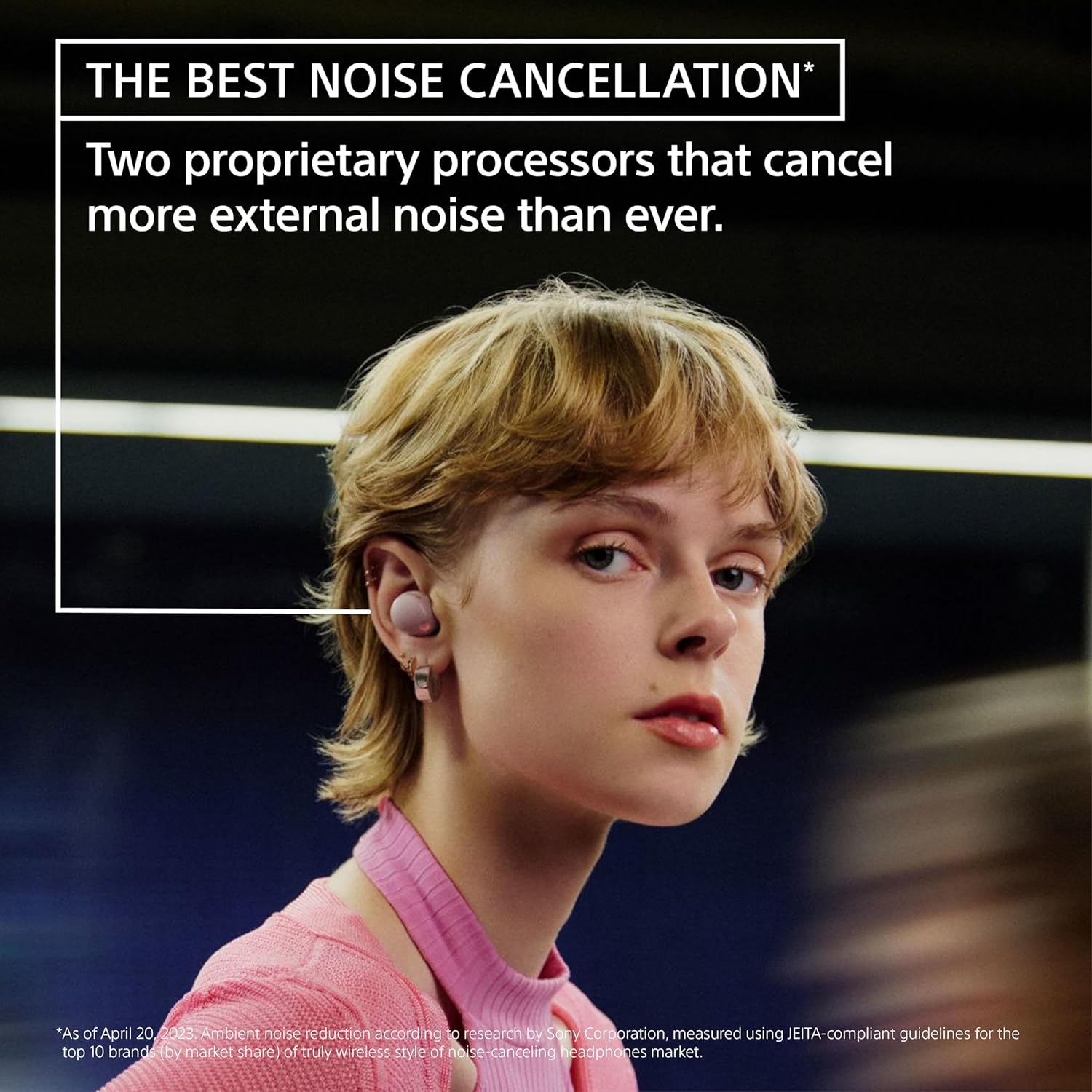 Sony WF-1000XM5 True Wireless Noise Cancelling Headphones - Black