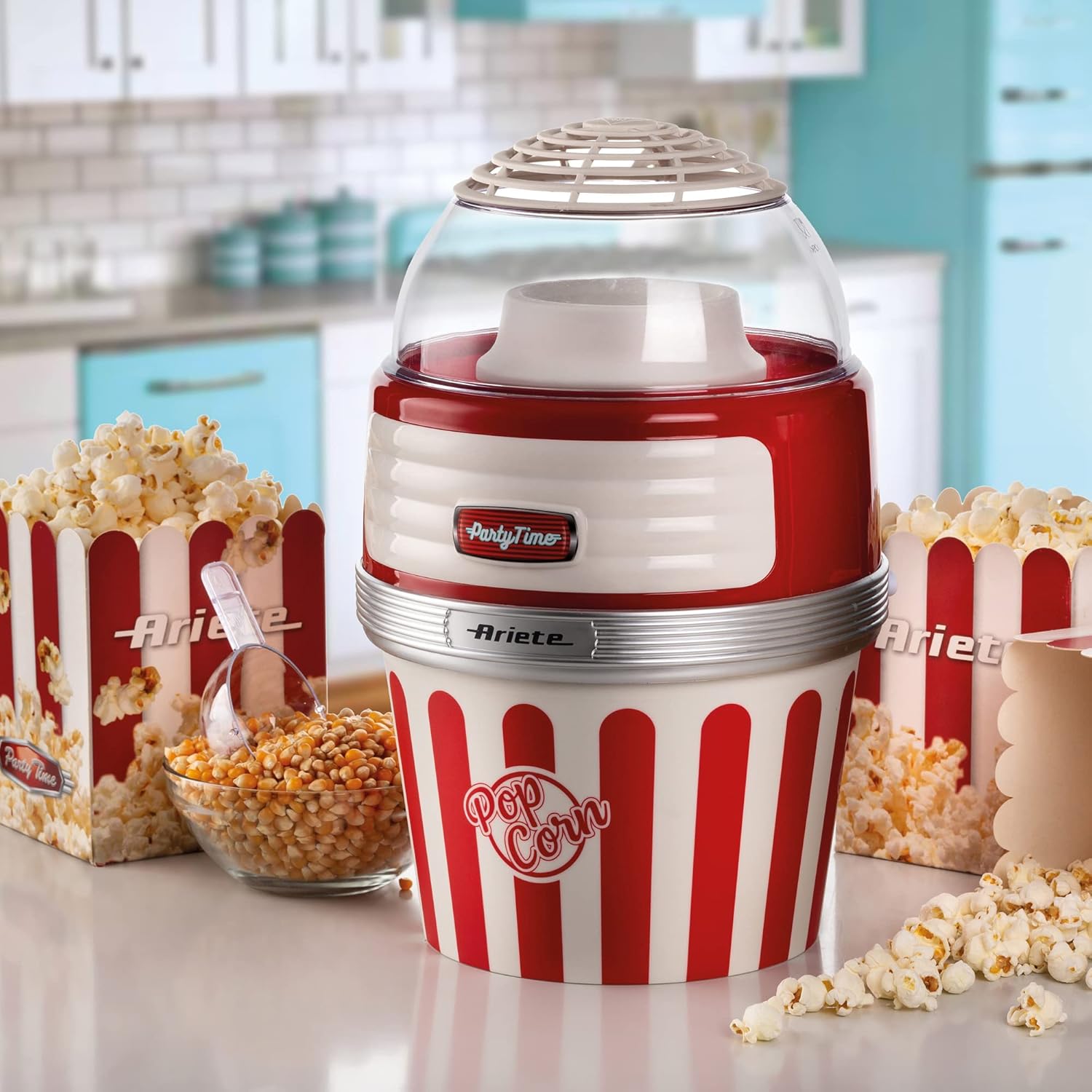Ariete Popcorn Maker XL Party Time - Red