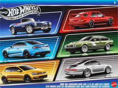 Hot Wheels Scale Die-Cast Toy Cars - Set of 6 European Vehicles