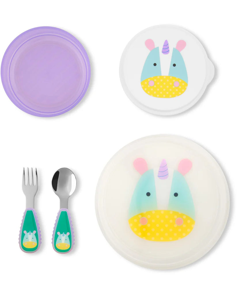 ZOO Table Ready Mealtime Set - Unicorn