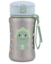 Skip Hop Besties Squad Stainless Steel Straw Bottle - Dex Dino