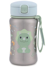 Skip Hop Besties Squad Stainless Steel Straw Bottle - Dex Dino