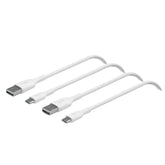 BELKIN BOOSTCHARGE USB-C TO USB-A 1M, 2PACK - White