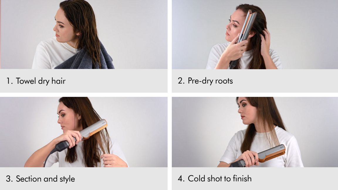 Dyson Airstrait straightener (Strawberry Bronze/Blush Pink)