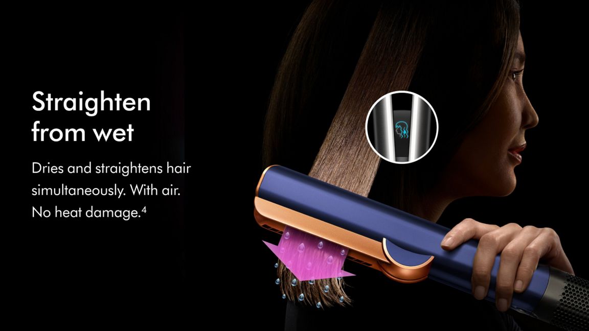 Dyson Airstrait straightener (Strawberry Bronze/Blush Pink)