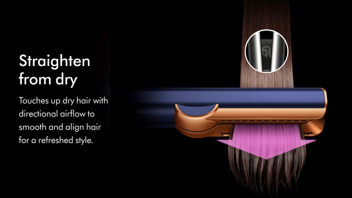 Dyson Airstrait straightener (Strawberry Bronze/Blush Pink)