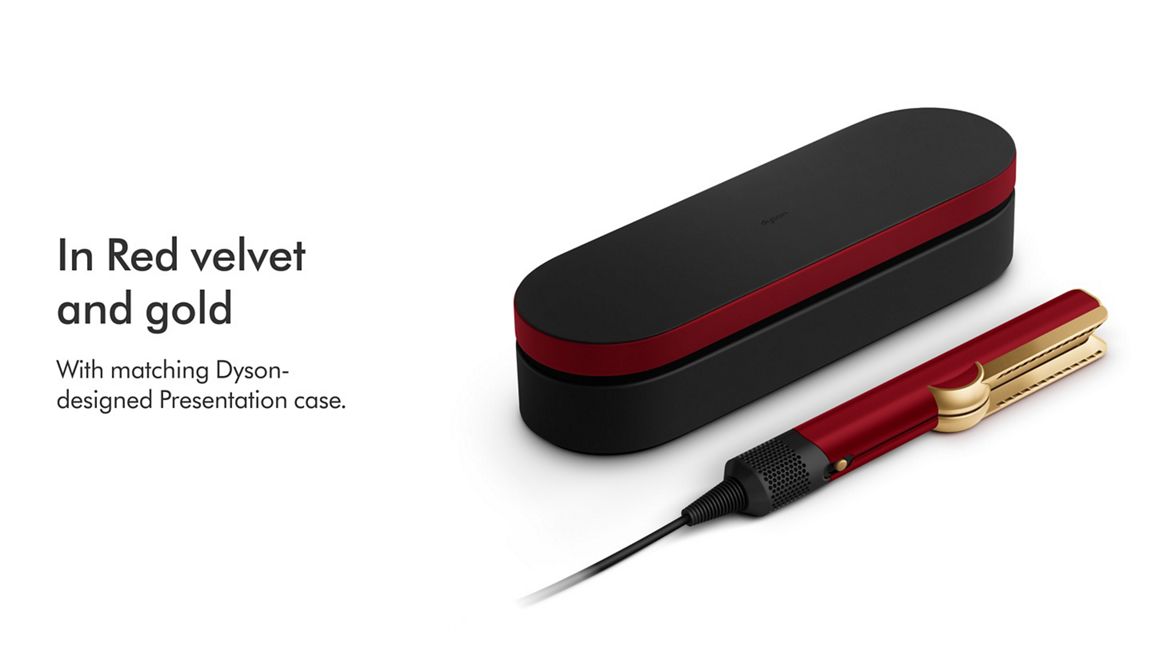 Dyson Airstrait straightener - Red Velvet/Gold