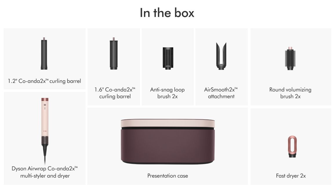 Dyson Airwrap Co-anda2x™ multi-styler and dryer Straight+Wavy - Ceramic Pink/Rose Gold