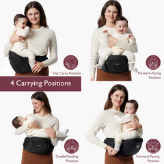 Momcozy 3D Belly Protector & EVA Massage Board-Baby Hip Seat Carrier