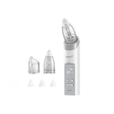 GROWNSY Electric Nasal Aspirator with 3 Silicone Tips - Grey