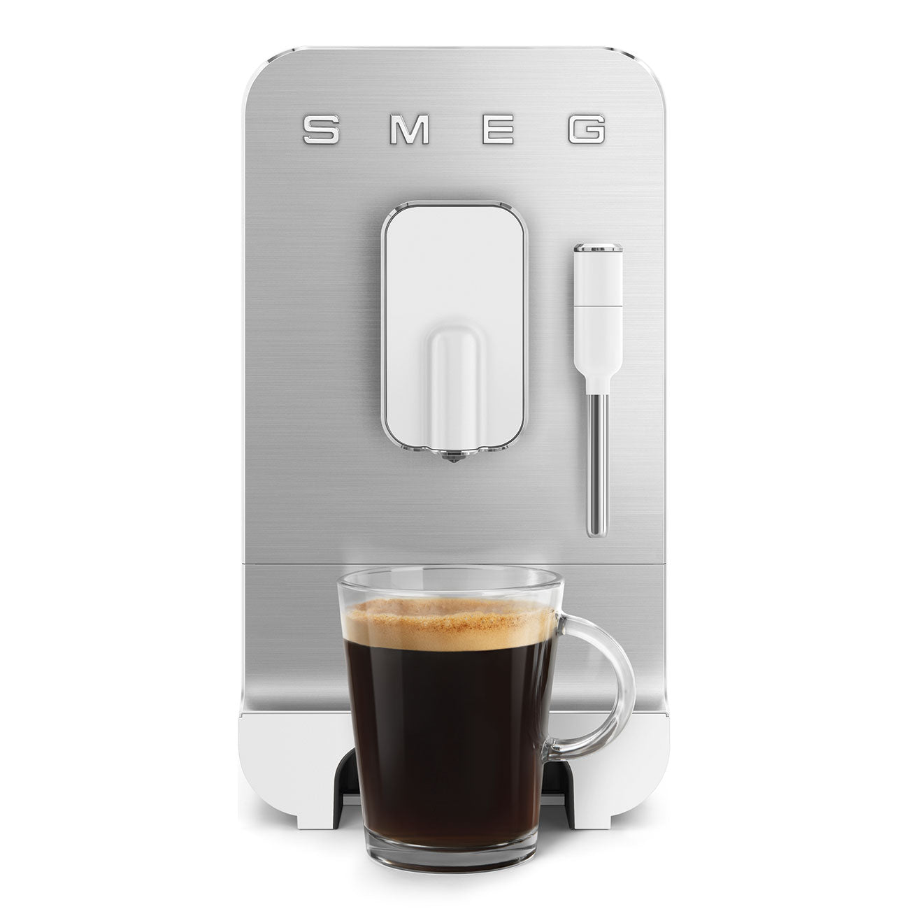 Smeg Bean to Cup Automatic coffee machine with steam wand - White
