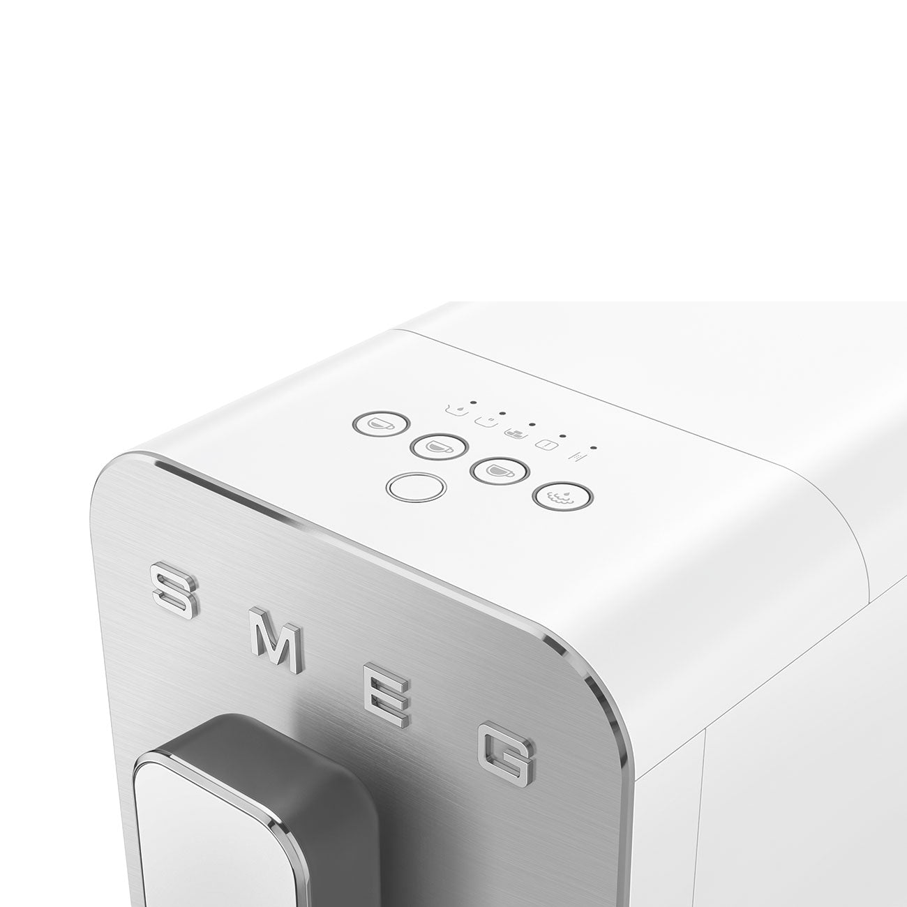 Smeg Bean to Cup Automatic coffee machine with steam wand - White