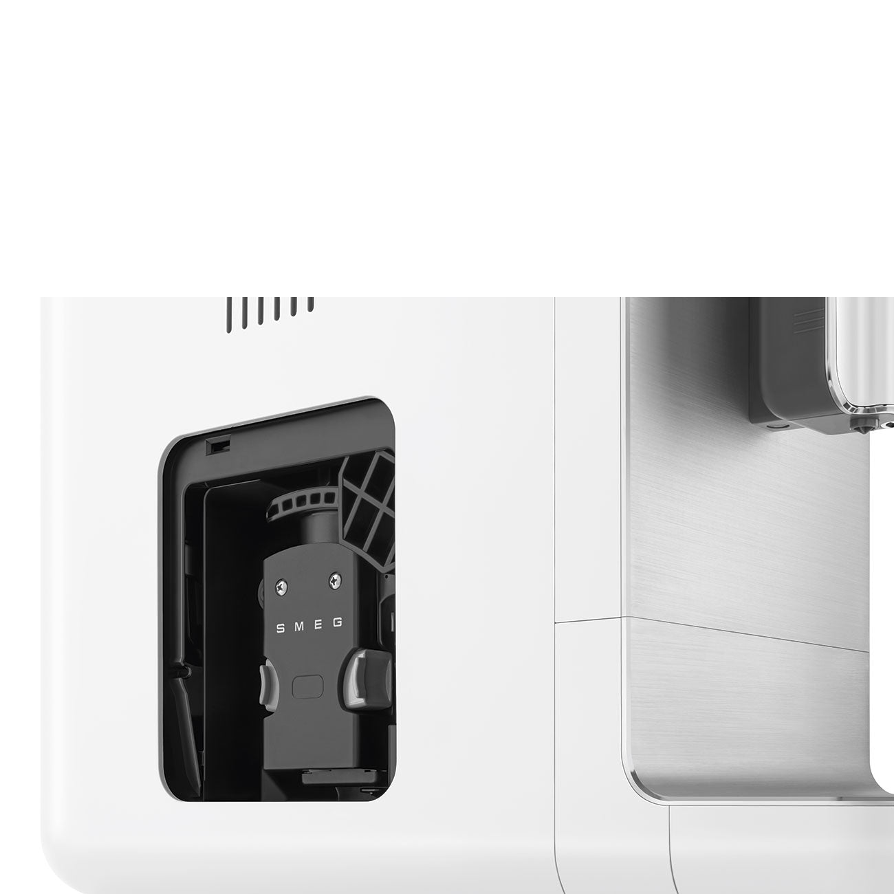 Smeg Bean to Cup Automatic coffee machine with steam wand - White