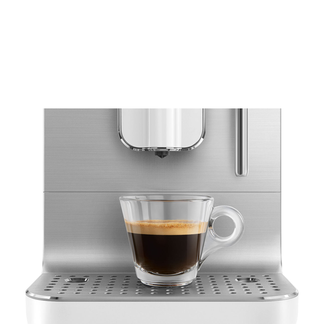 Smeg Bean to Cup Automatic coffee machine with steam wand - White