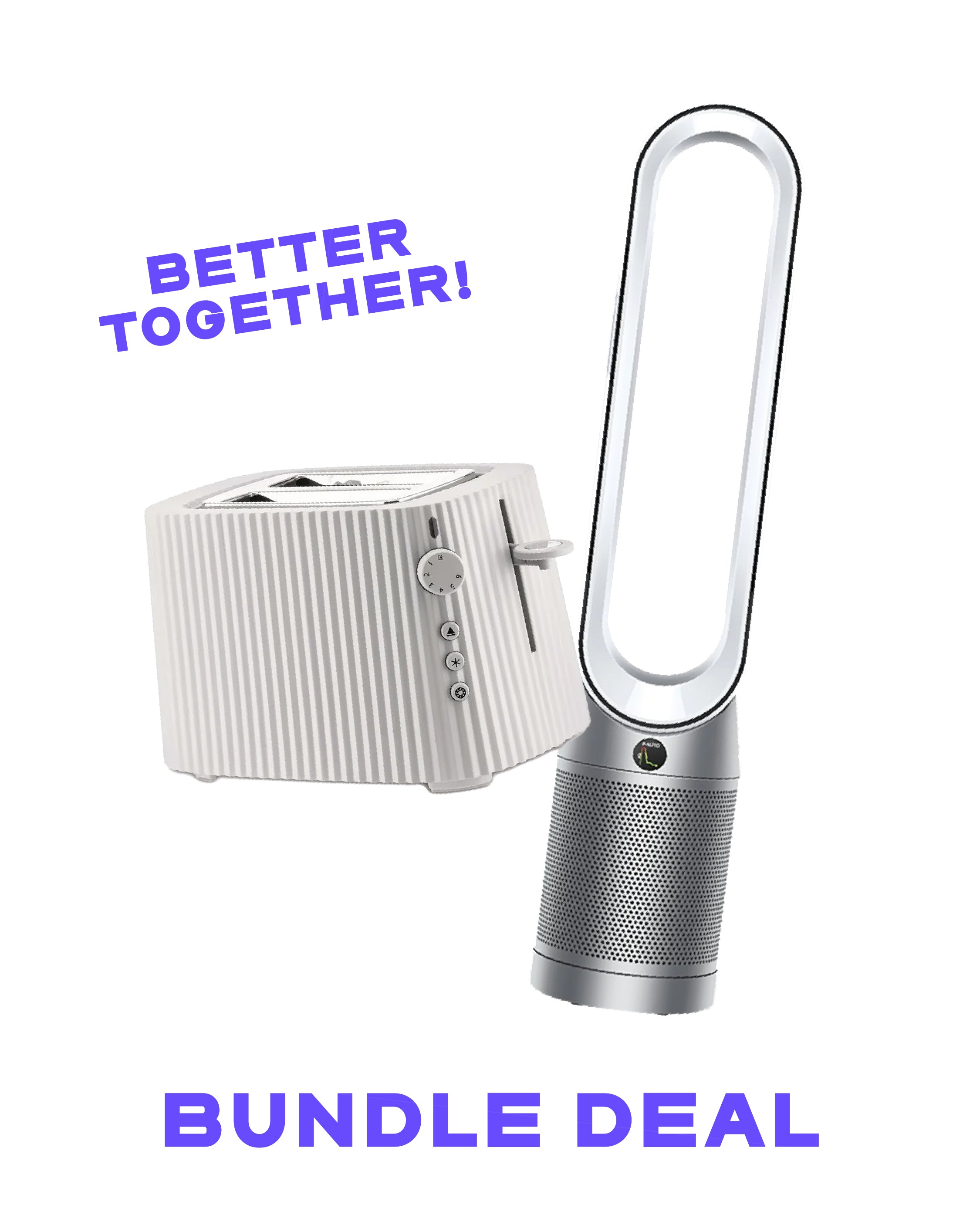 Dyson Purifier Cool TP07 + Alessi Toaster