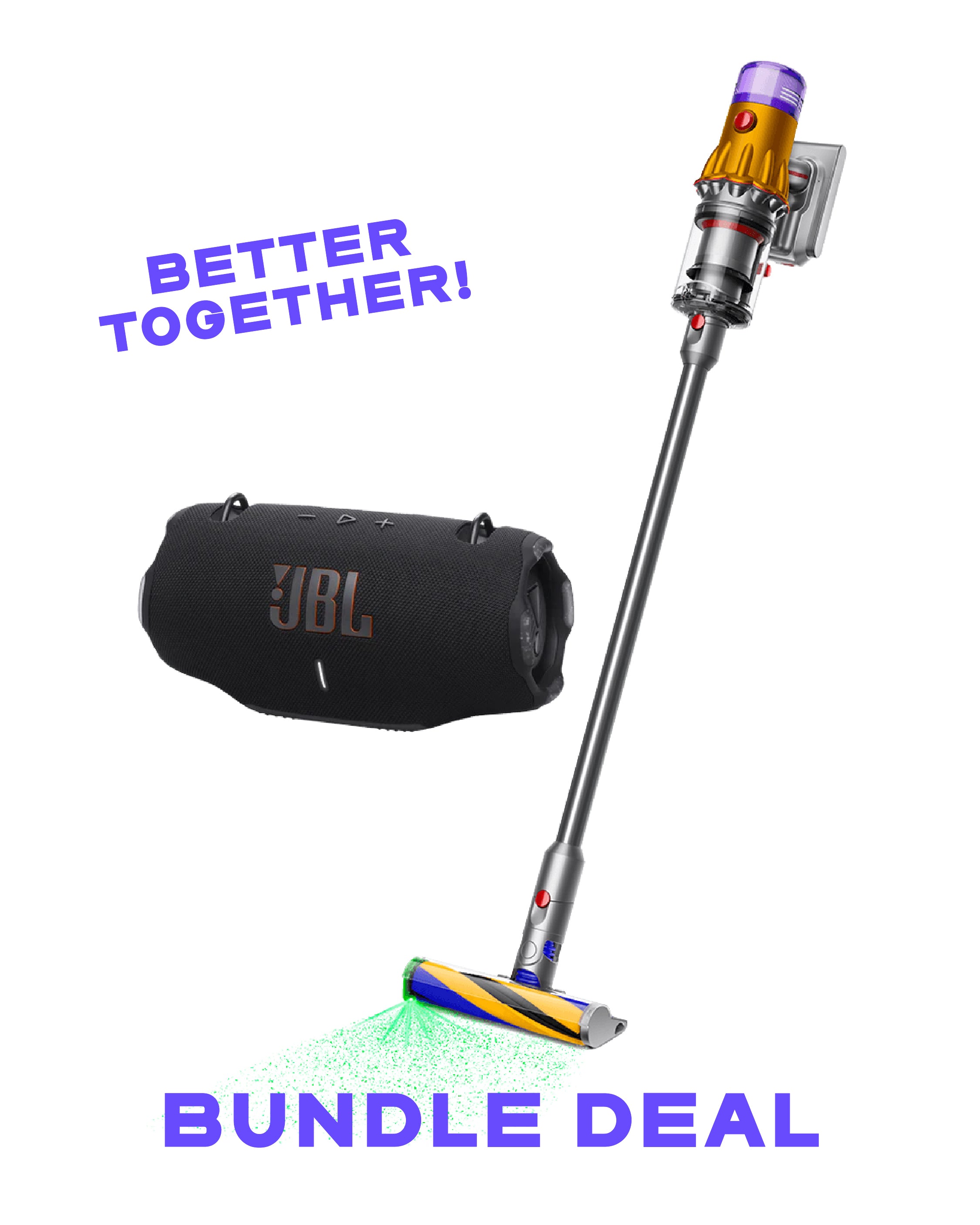 Dyson V12 Absolute + JBL Xtreme 4