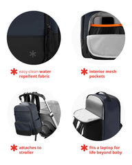 Flex Diaper Bag Backpack - Navy
