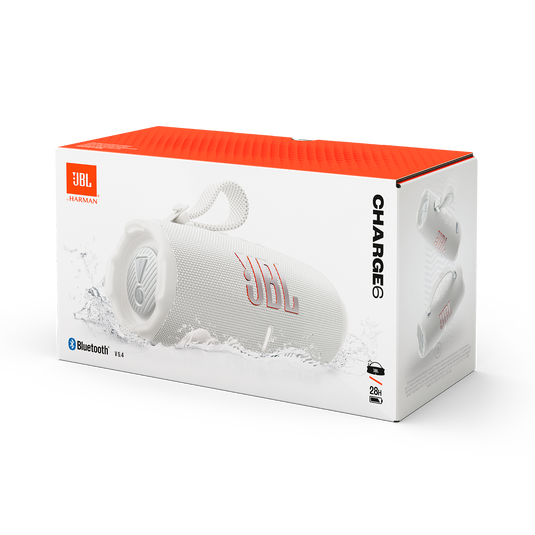 JBL Charge 6 Waterproof - White