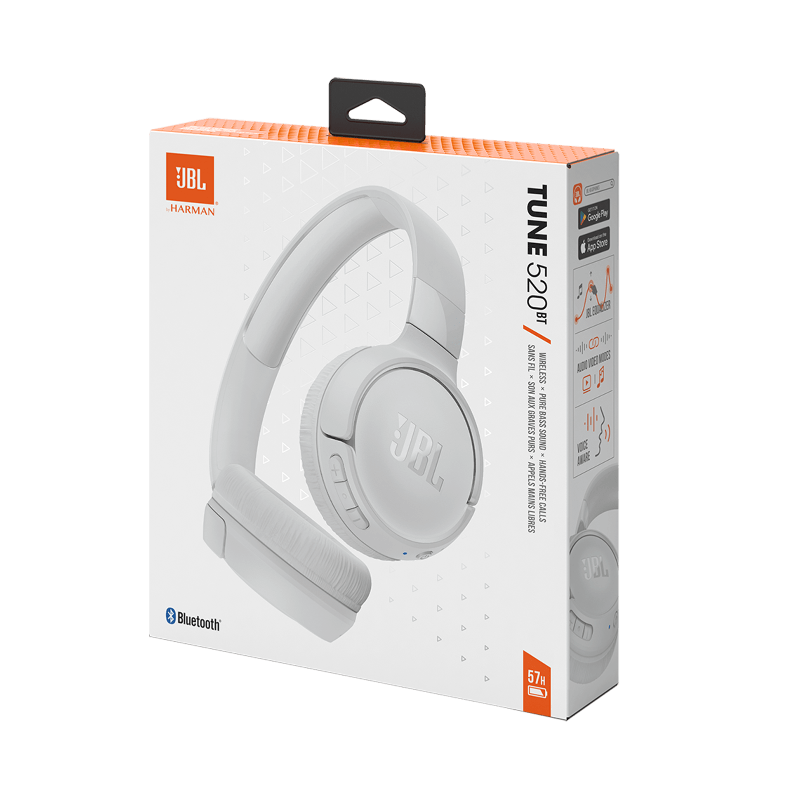 JBL TUNE 520BT - White