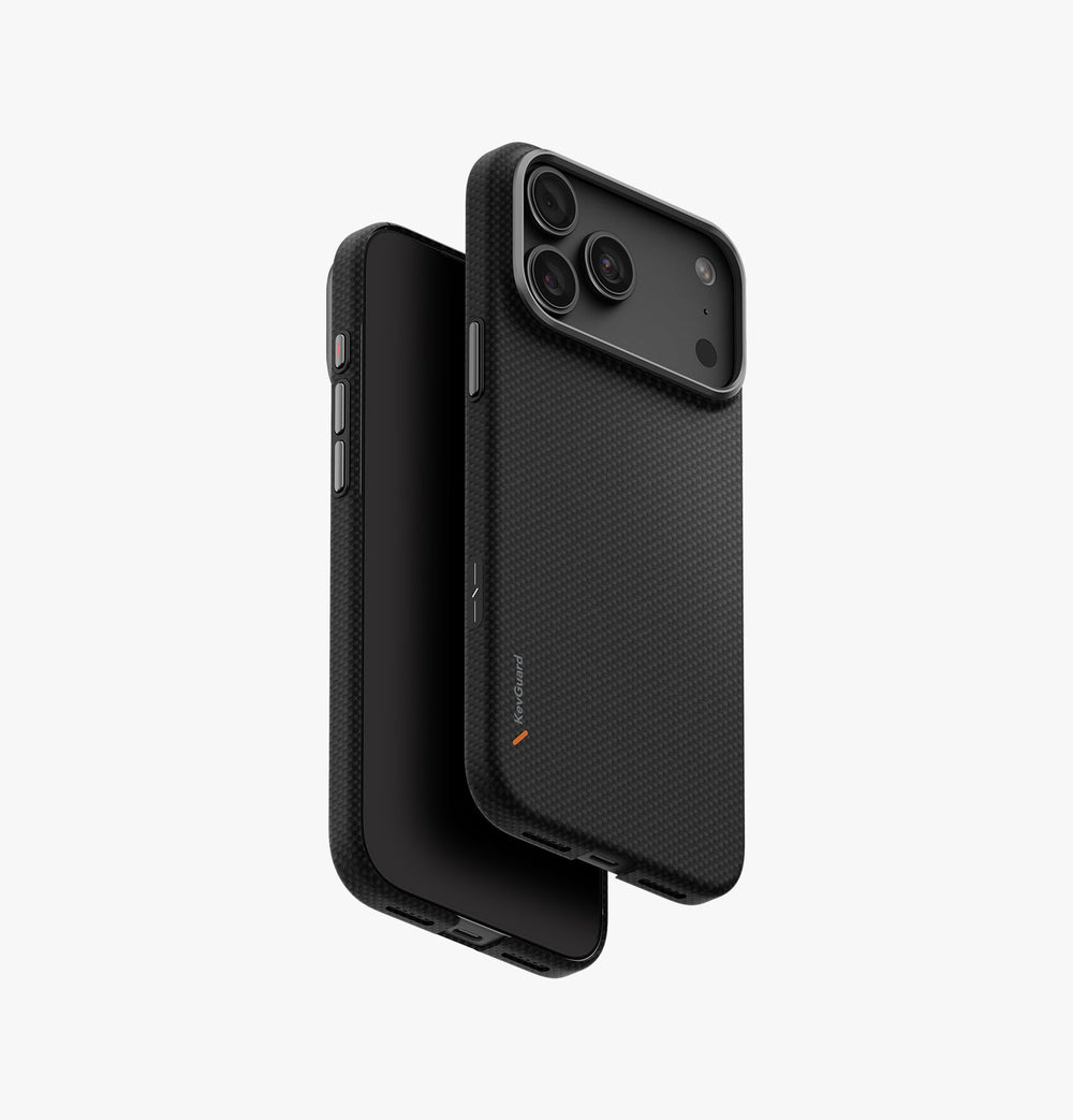 UNIQ Keva Edge MagClick Aramid iPhone 18 Pro Max Case – Carbon Black - image 1
