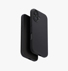 UNIQ Lino Hybrid Silicone Case with MagClick™ for iPhone 17 - Charcoal Grey