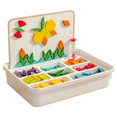 Mideer - Magnetic Wooden Geometry Blocks - 250pcs