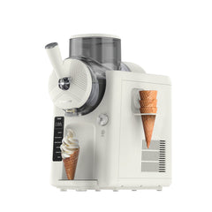 Nutricook Frost Beige ice cream maker side view