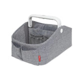 Nursery Style Light-Up Diaper Caddy - Grey