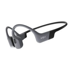 Shokz OpenSwim Pro Grey waterproof swimming headphones - front view