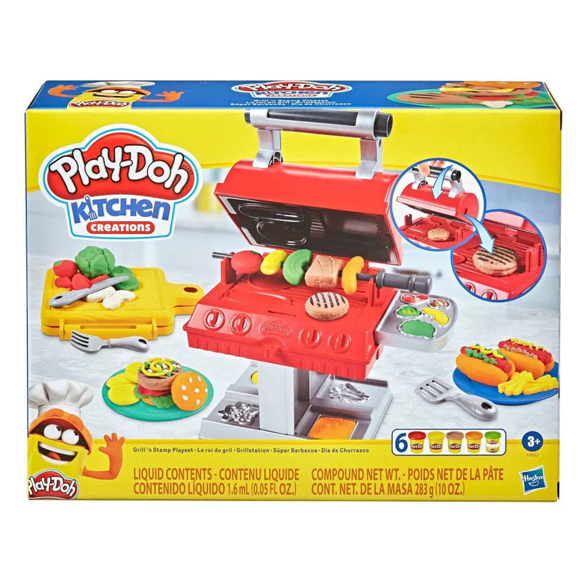 Play-Doh Kitchen Creations Barbecue Grill 'n Stamp Playset