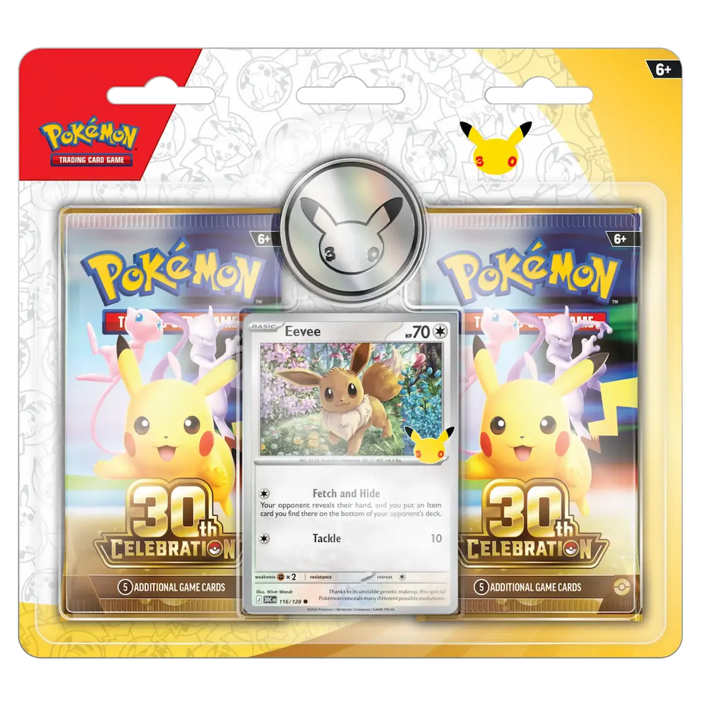 Pokémon TCG 30th Celebration 2-Pack Blister – front